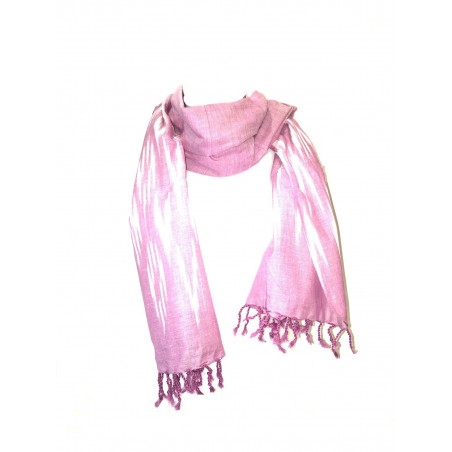 Scar scarf Ikat Mauve Violet Cheich